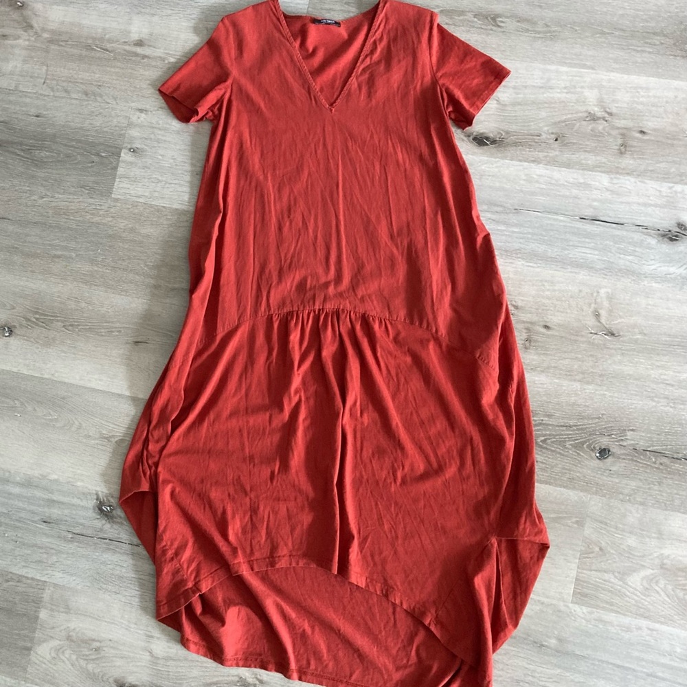 Zara Trafaluc ‘17 Tunic Dress Gathered High Low Hem